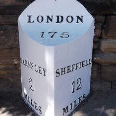 Milepost At South Side Of Junction With Kingwell Road