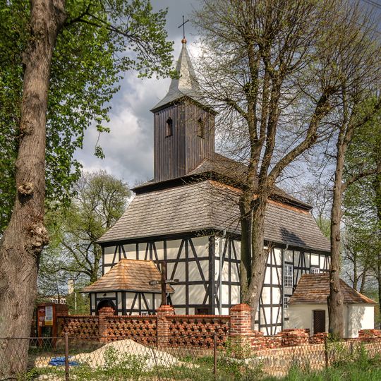 Zespół kościoła ewangelickiego, ob. rzym.-kat Matki Boskiej Bolesnej