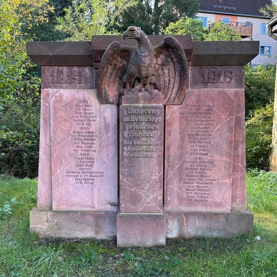 Denkmal für die Gefallenen des Ersten Weltkrieges Mittweidaer Straße -