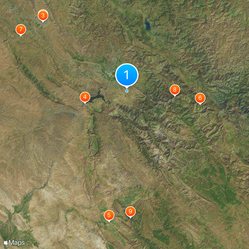 Halabja Map