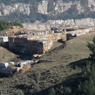 Archaeological site at Goritsa hill
