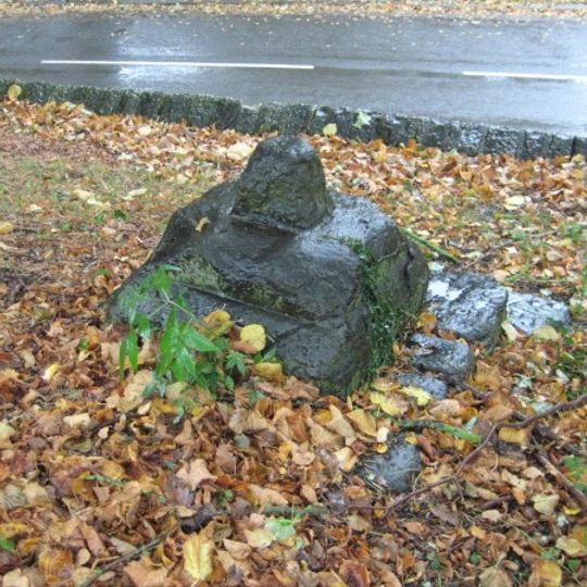 Remains of village cross 15 metres west of Church of St Peter