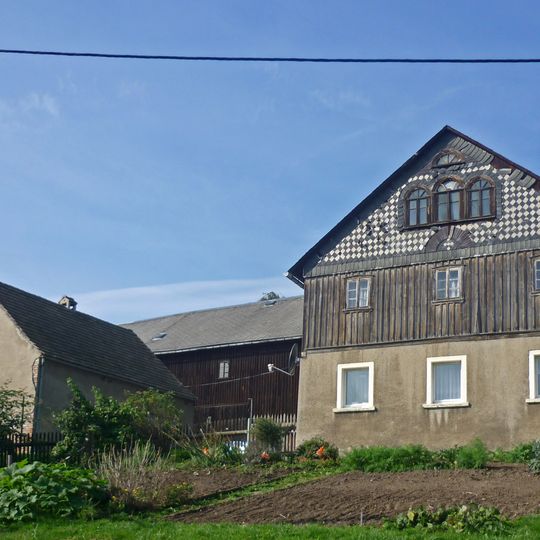 Wohnstallhaus und Scheune eines Dreiseithofes Mittelweg 20