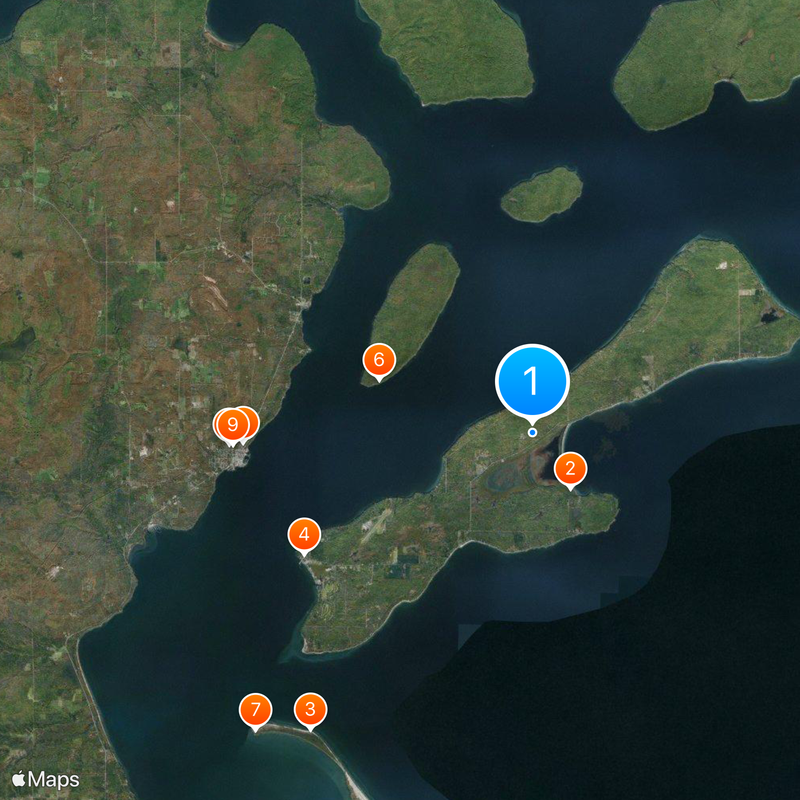 Madeline Island Map