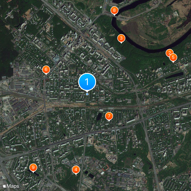 Kuntsevo District Mapa