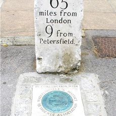 Milestone, Portsmouth Road, Cowplain Village, opp. No. 4