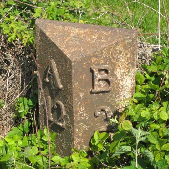 Milepost Circa 100 Yards South Of Junction With B6348