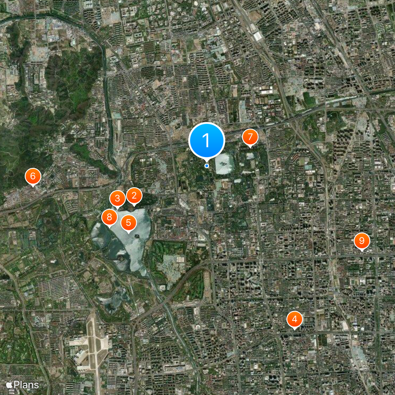 Antigo Palácio de Verão Mapa