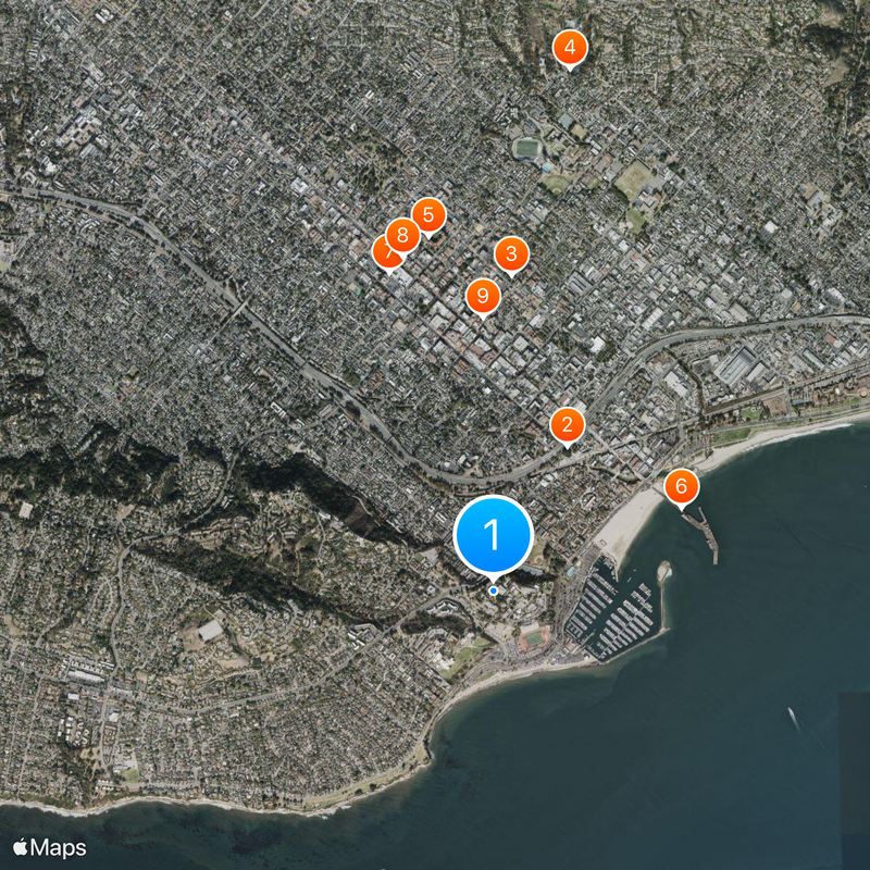 Santa Barbara City College Map