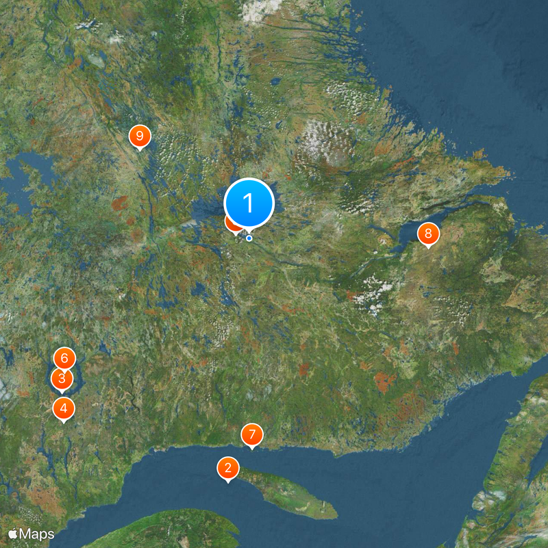 Churchill Falls Generating Station Map
