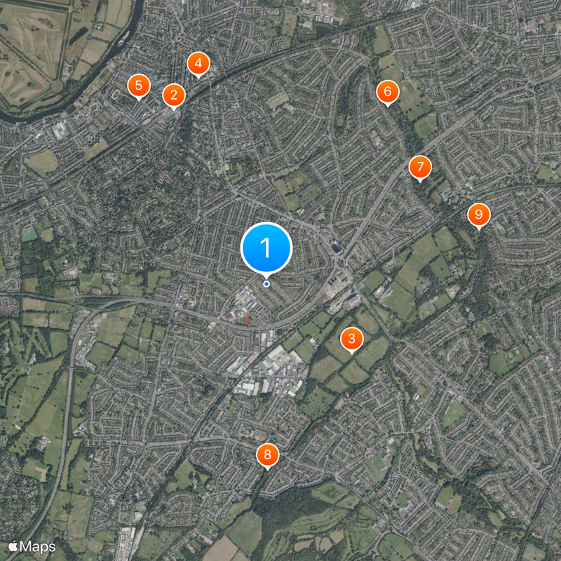 Kingston and Surbiton Map