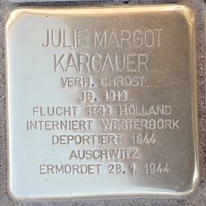 Stolperstein dedicated to Julie Margot Kargauer