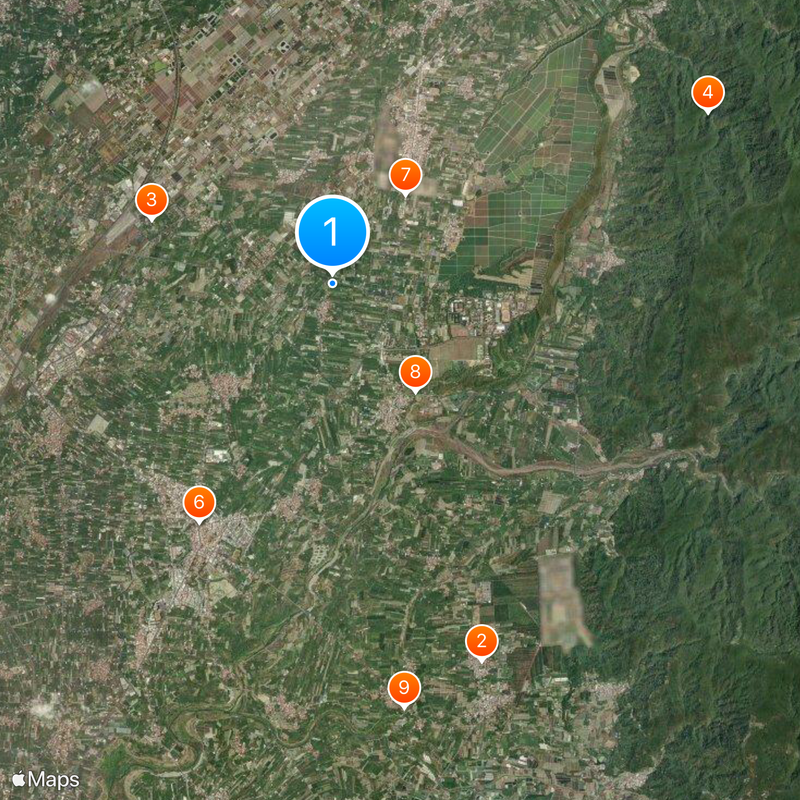 Neipu Township Mappa