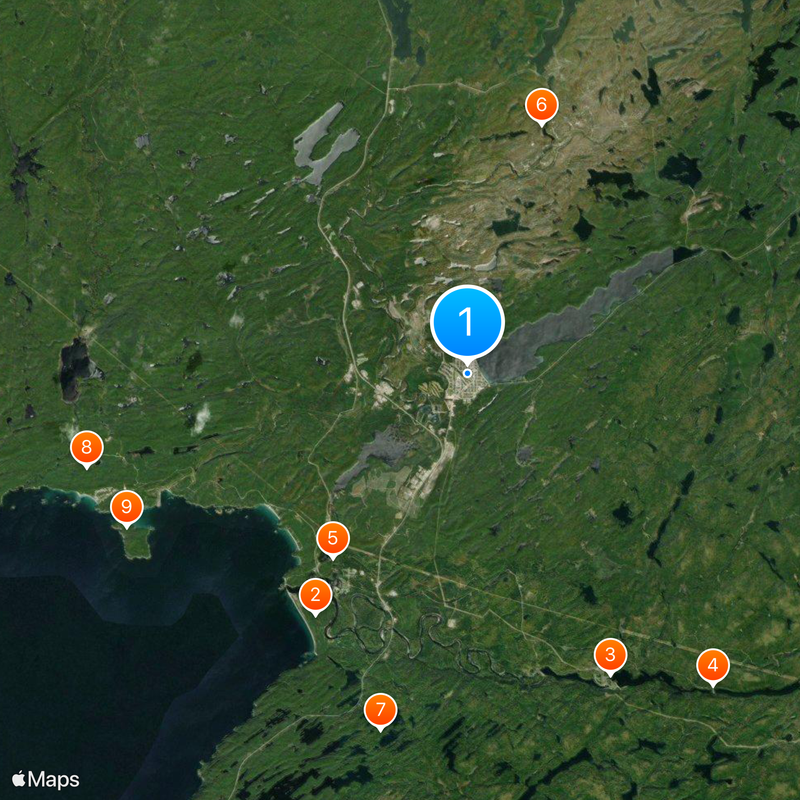Wawa Map