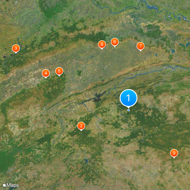Sanjay National Park Map
