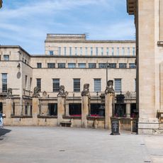 Walling, Railings at Sheldonian Theatre and Ornamental Piers Fronting Broad Street