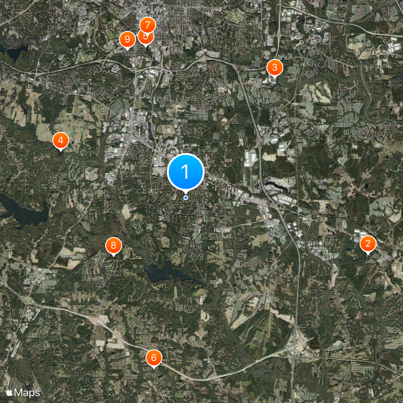 Garner Map