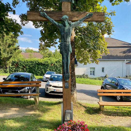 Katholische Pfarrkirche Oberwart, Wegkreuz
