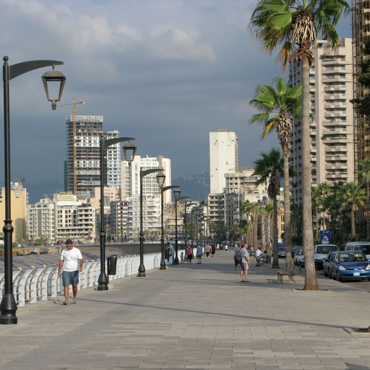 Corniche De Beirut Paseo Mar timo En El Centro De Beirut L bano