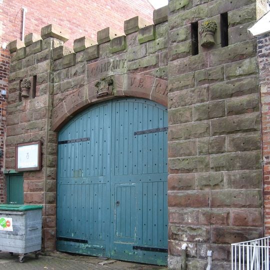 Entrance to army premises adjoining number 52 Main Street