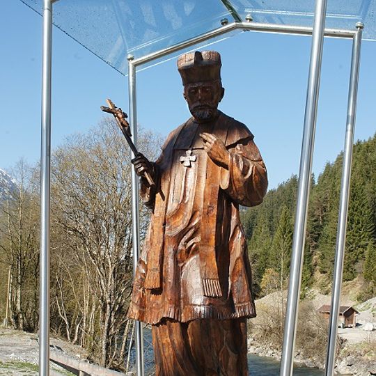 Figurenbildstock hl. Johannes Nepomuk auf der Lechbrücke