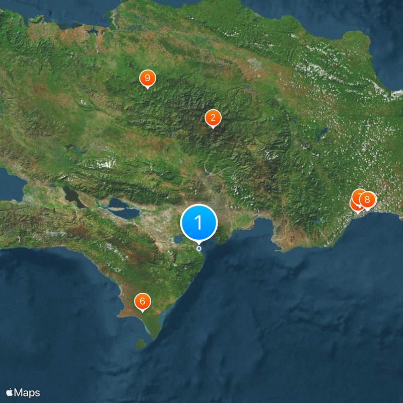 Santa Cruz de Barahona Map