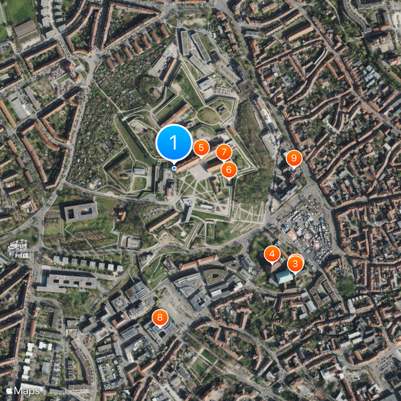 Petersberg Citadel Map