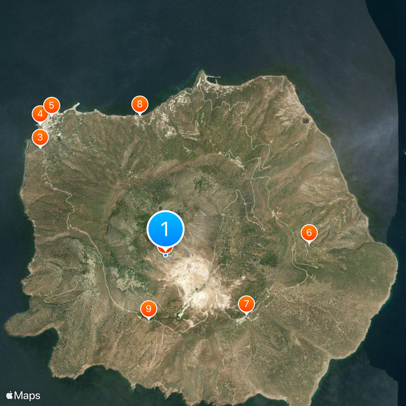 Nisyros Map