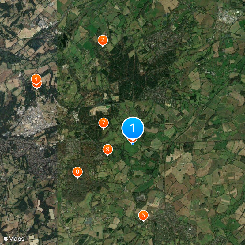 Calleva Atrebatum Kaart