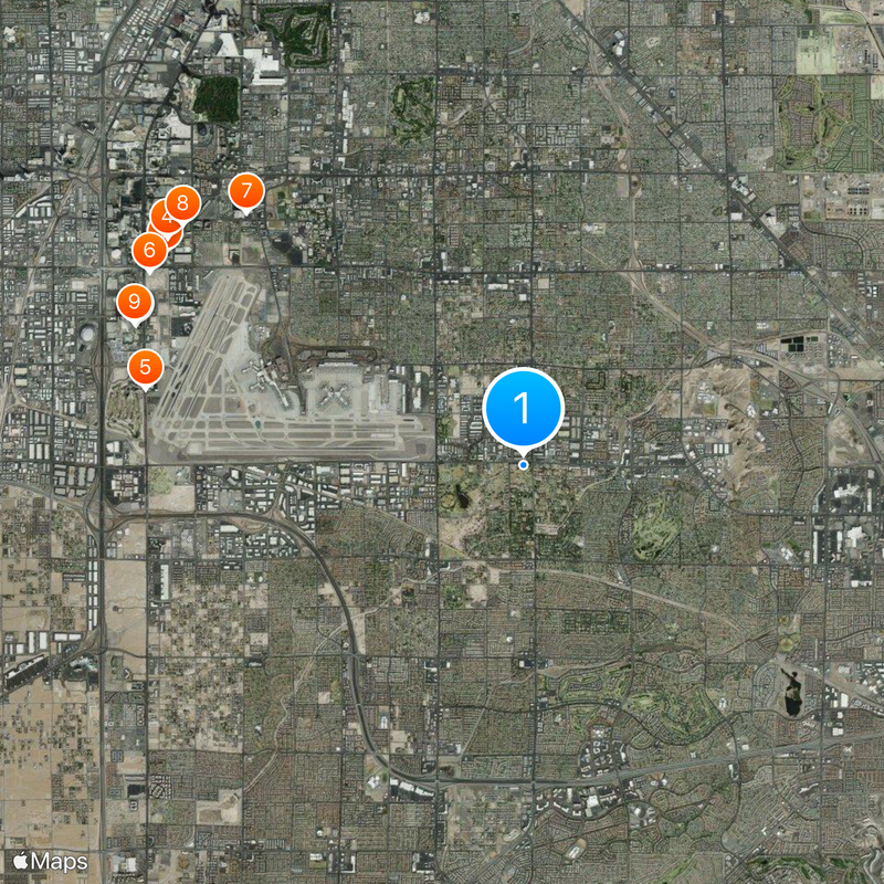 Casa de Shenandoah Karte