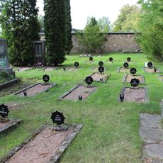 Pomník padlým v 1. světové válce na hřbitově v Brandýse nad Labem