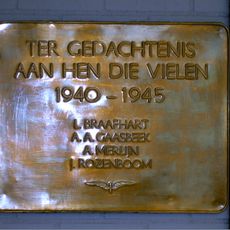 Plaquette in het NS-station