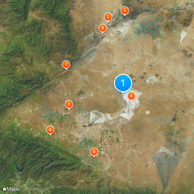 Armstrong Flight Research Center Map