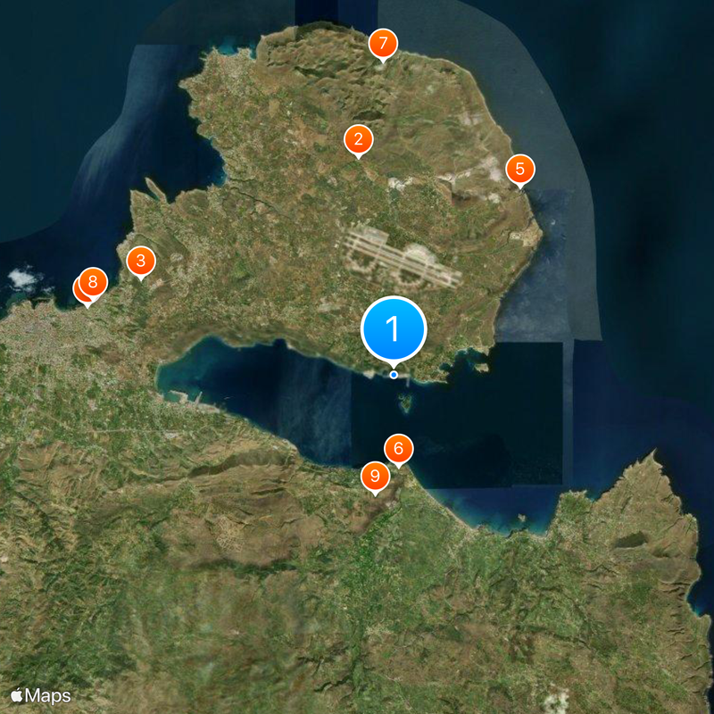 Crete Naval Base Mapa