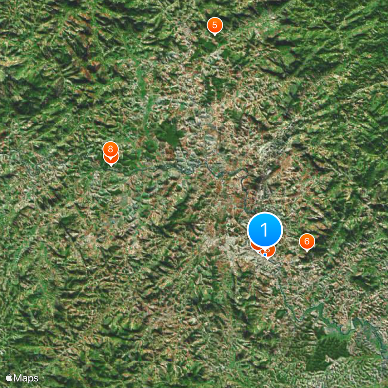 Cachoeiro de Itapemirim Map