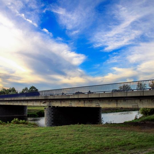 Bridge of road I/67 over the Olza in Koukolná