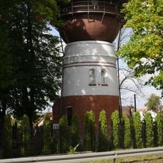 Water tower in Dąbrówno, Warmian-Masurian Voivodeship