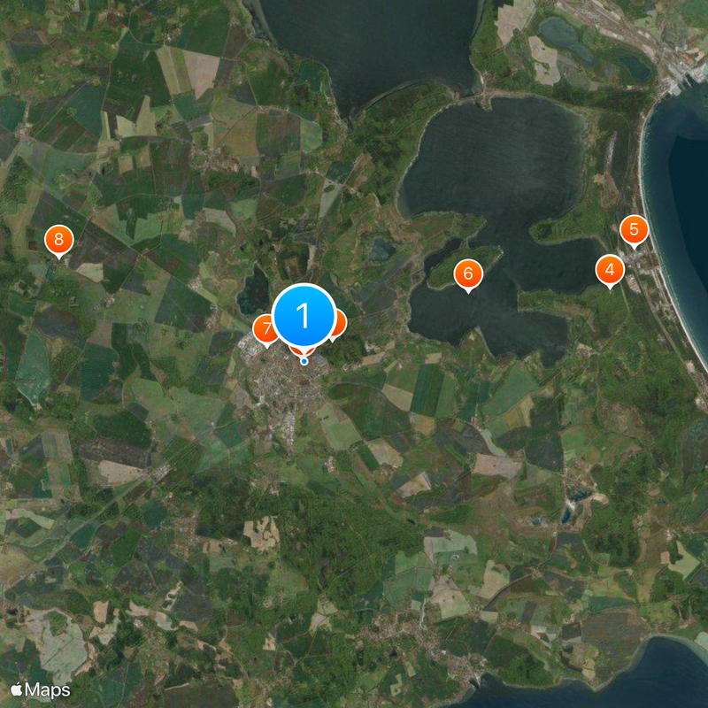 Bergen auf Rügen Carte