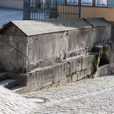 Fischbehälter Untere Schmiedgasse in Rothenburg ob der Tauber