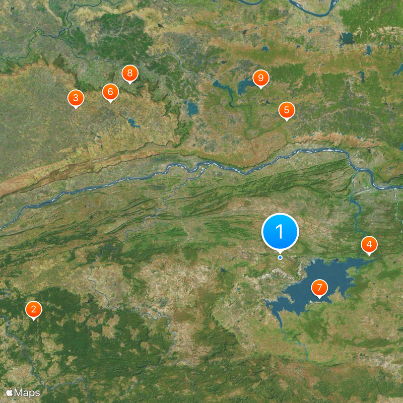 Singrauli district Map