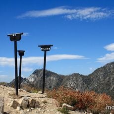 Historic viewing tubes from the era of the Mount Lowe Railway.