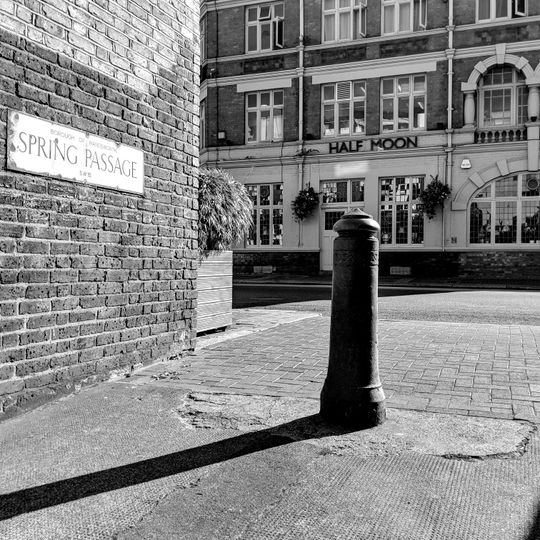 Bollard At Junction With Lower Richmond Road