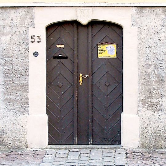 Türstock mit Tür Mittlere Bergstraße 53