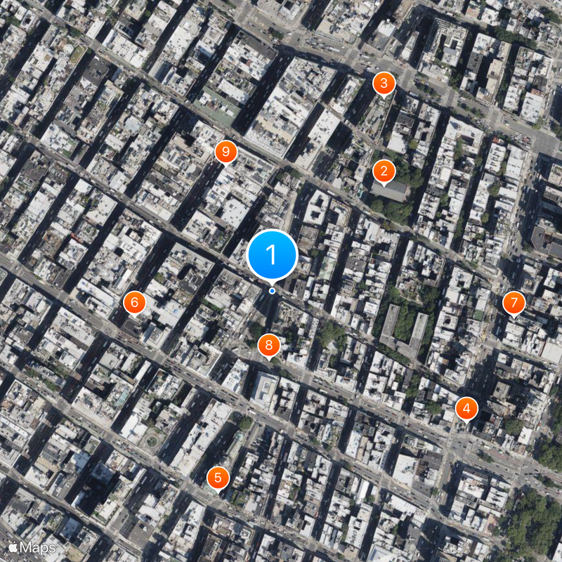 Lafayette Street Map