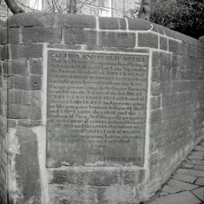 Plaque In Garden Wall Of Ebor House At Junction Of Ebor House At Junction Of Ebor Lane And Lees Lane  Plaque In Garden Wall Of Ebor House At Junction Of Ebor Lane And Lees Lane