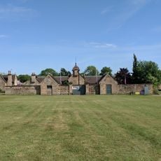 Stables And Attached Lodges, Walls, Piers And Outbuildings