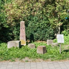 Sächsisch-Preußischer Grenzstein: Pilar Nr. 42 (linkselbisch)