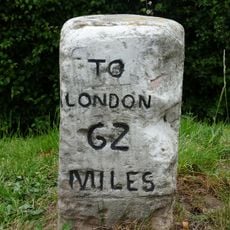 Milestone, Ermine Street, Little Stuckley, SE of entrance to USAF Alconbury