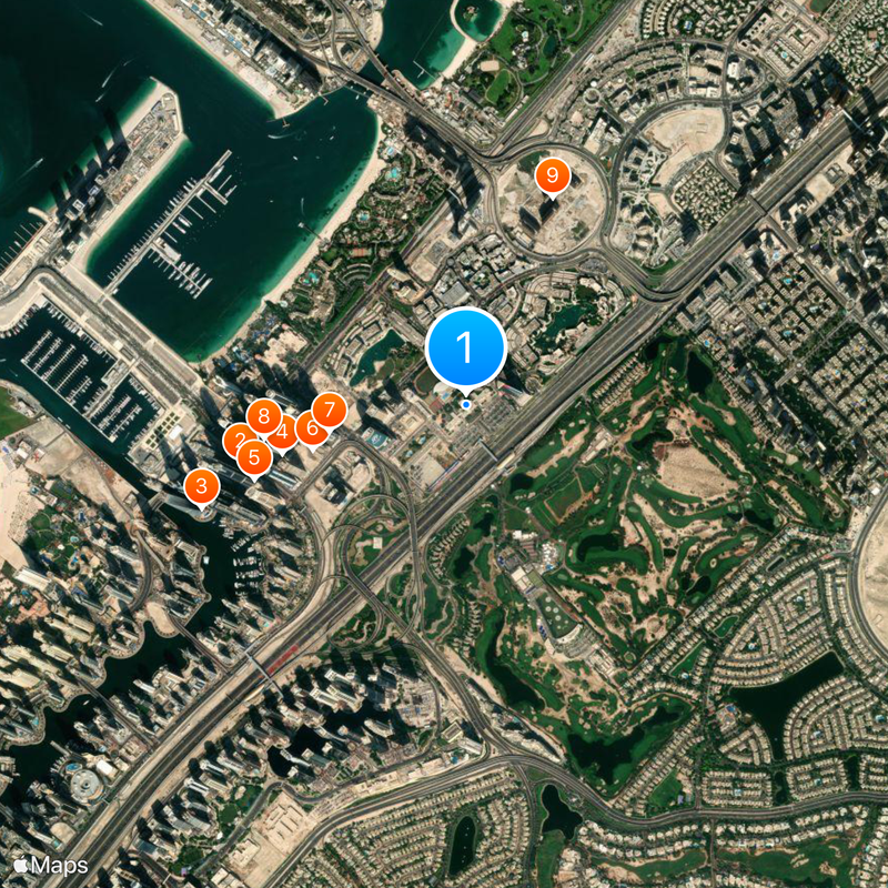 American University in Dubai Map