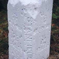 Milestone, 170yds E of footpath